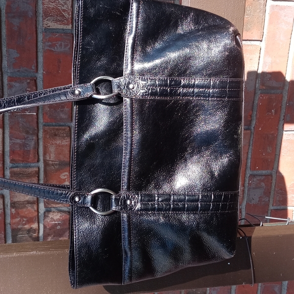 ETIENNE AIGNER VINTAGE SOFT BLACK LEATHER - Picture 5 of 16